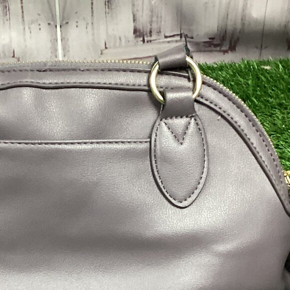 Juicy Couture Gray Faux Sherpa Teddy Handbag - Picture 4 of 15